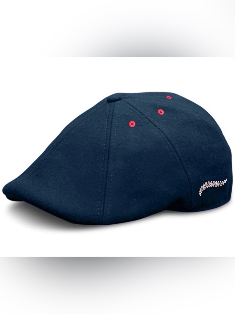 Boston Scally Co. The Youk Red Buffalo Plaid Scally Cap Hat M/L Baseball